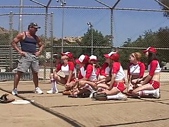 Lovely college girls are having a lot of fun next to the swimming pool, in the middle of the day