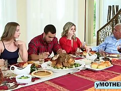 Sidney Cole and Cory Chase are taking turns fucking one guy, since they like him a lot